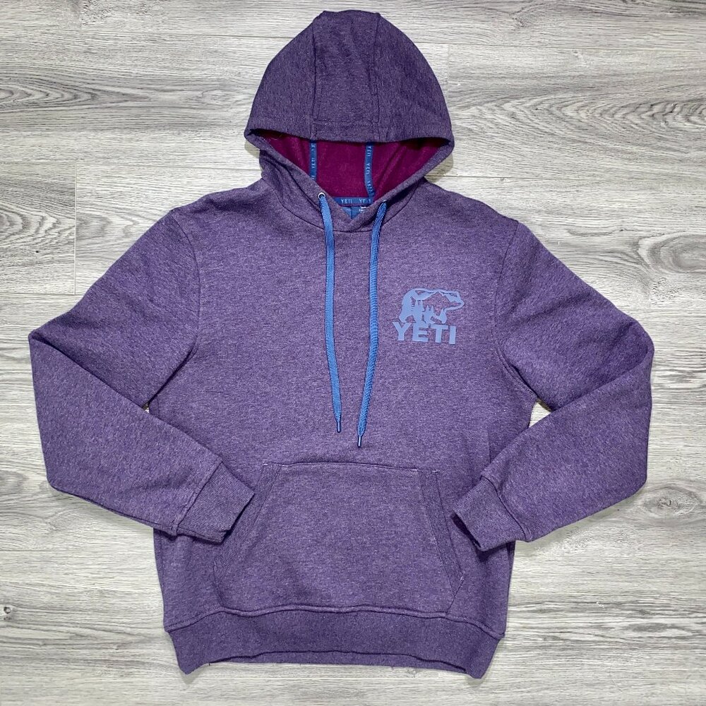 YETI Men's Small Limited Edition Bear Fleece Hoodie Sweatshirt